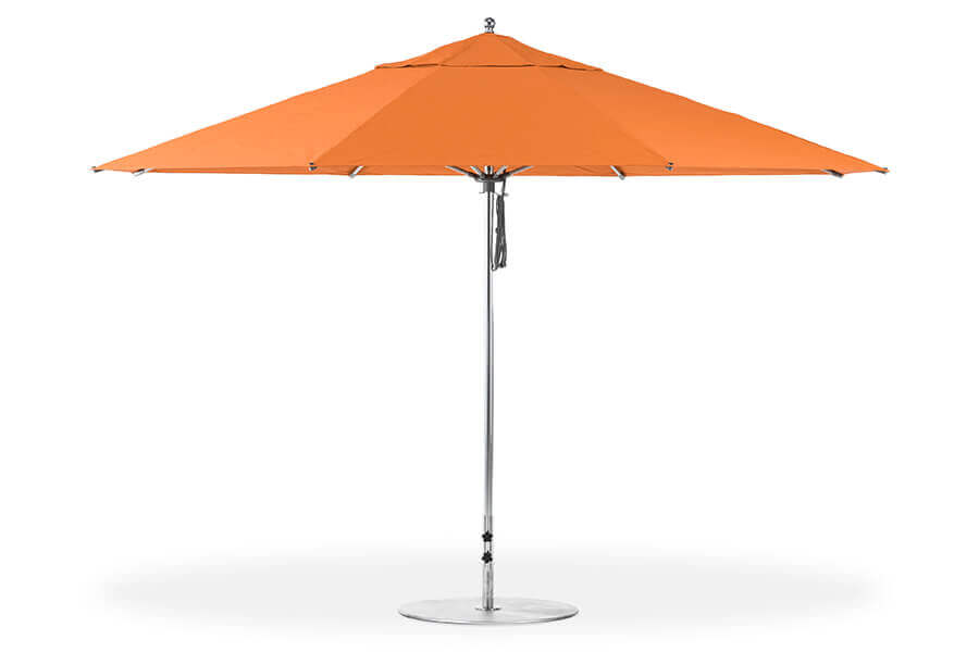 Frankford Monterey Giant Market Umbrella in bright orange