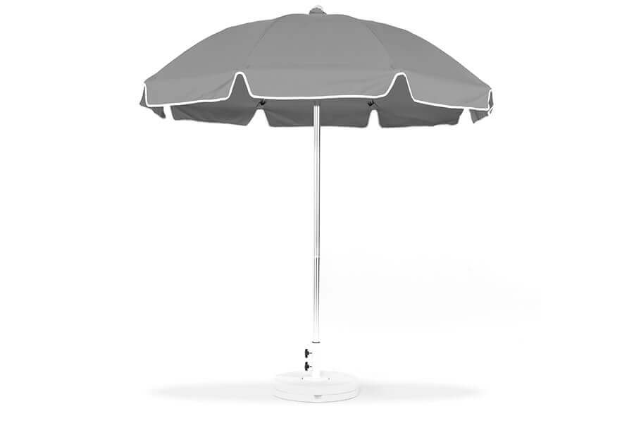 Frankford Catalina Fiberglass Patio Umbrella in gray