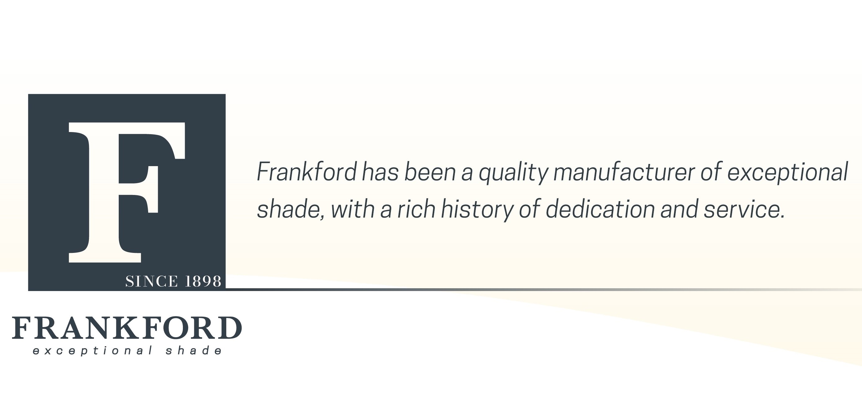 Frankford Umbrellas 125 year logo small