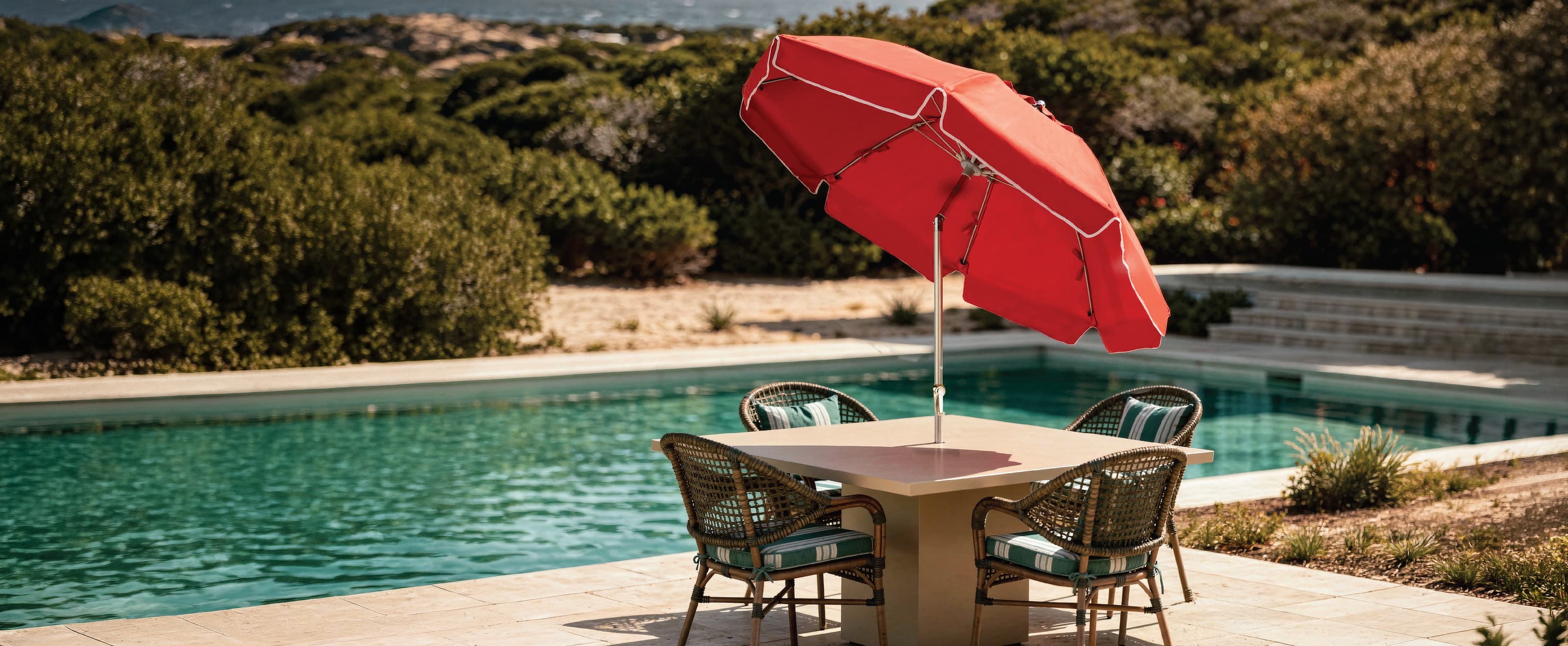 christies patio umbrellas The Catalina Fiberglass Patio Umbrella
