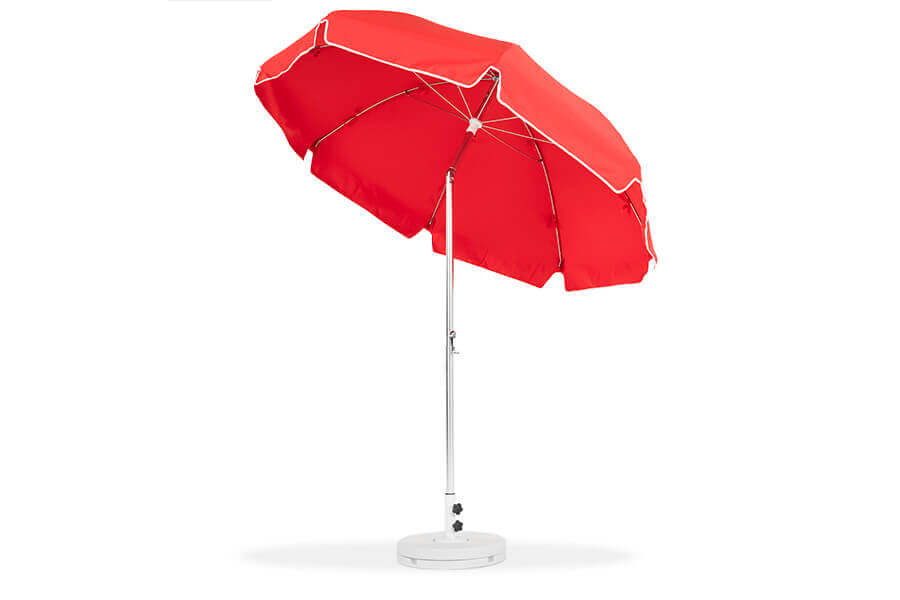 Frankford Laurel Steel Patio Umbrella in red