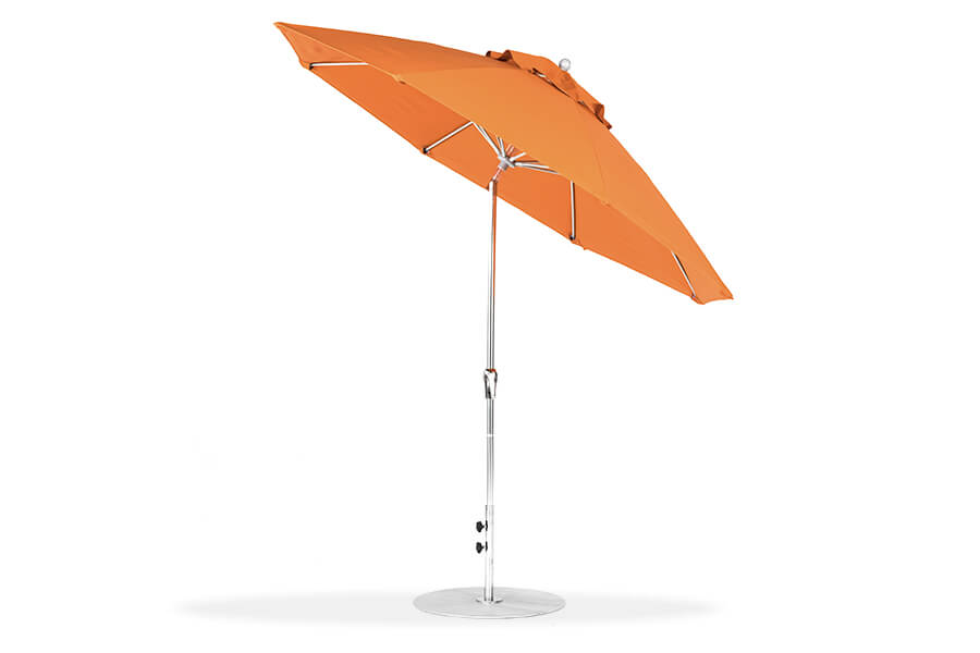 Frankford Monterey Fiberglass Market Umbrella in orange